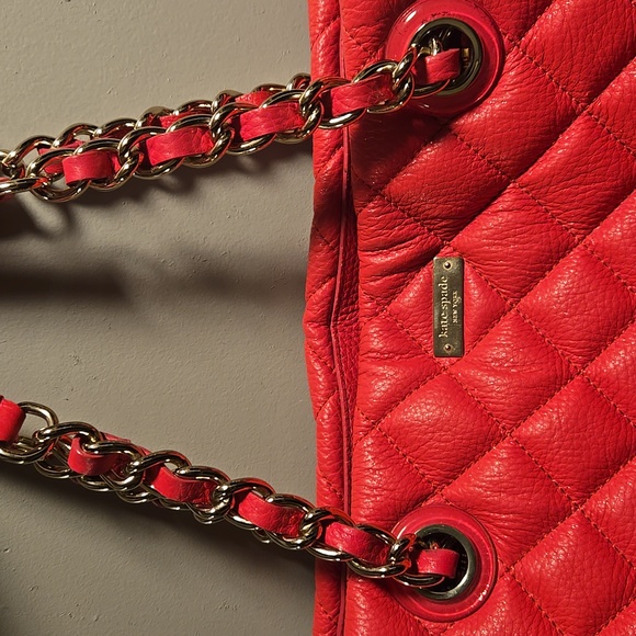 Kate Spade Maryanne Pink Quilted Shoulder Bag - Picture 10 of 11